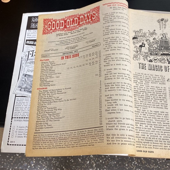 Good Old Days magazine. Sept 1970 - Picture 3 of 3